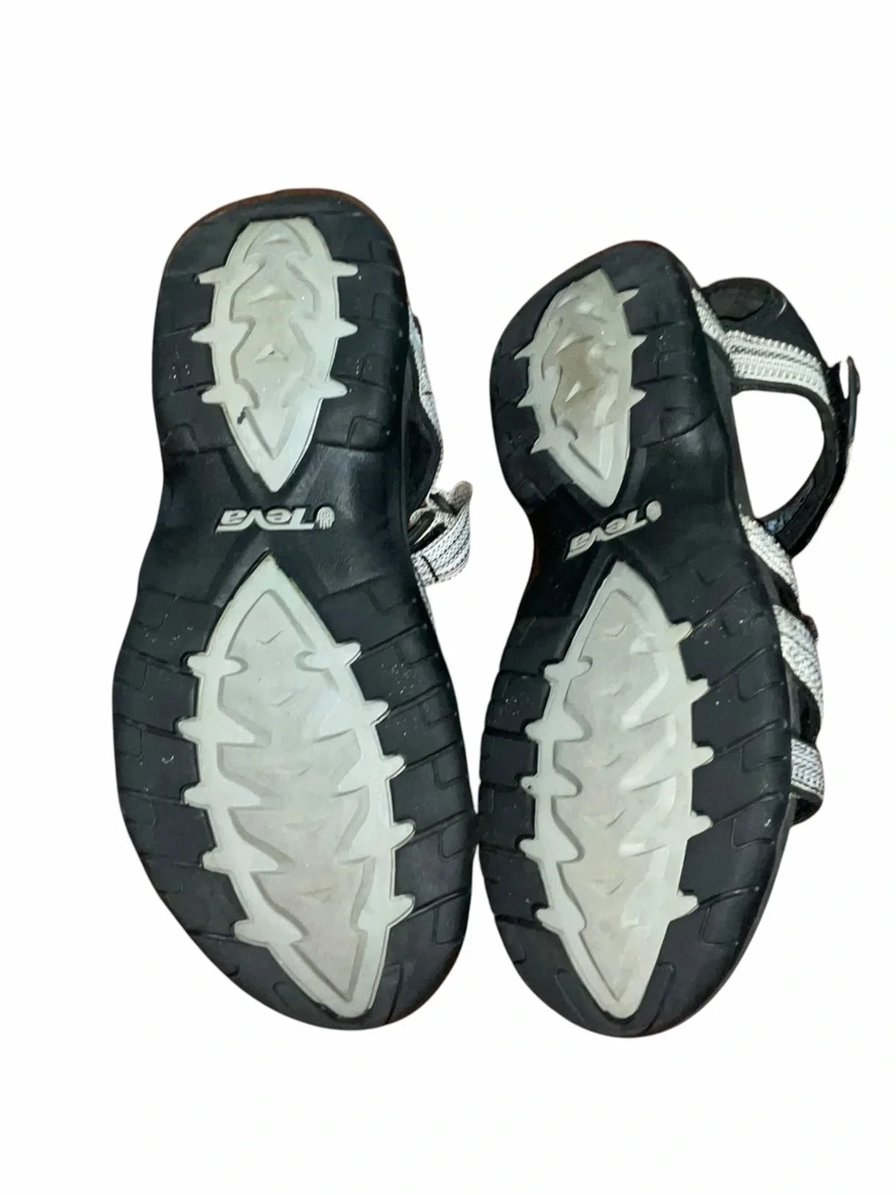 Teva Tirra Sandals Black White Size 8